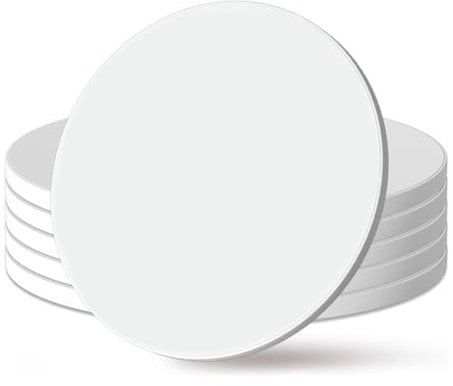yksiahfi Cake Boards,12 Inch Cake Drum Cake Boards 12 Inch Round - Bend Multi-Layered Cake Base for Displays Easy Install 5PCS