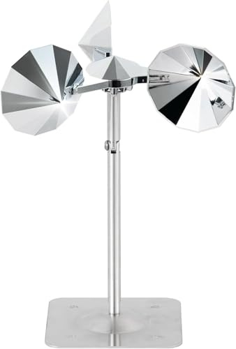 OFFO Taubenabwehr, Vogelabwehr Windspiel Specht Abwehr, 360° Reflexion, mit Aluminium-Basis, Vogelschreck Vogelabwehr, Specht Abwehr Fassade,1Stück.