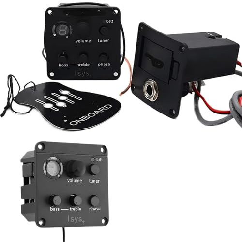 Tonabnehmer Für Akustikgitarre Akustikgitarren-Preamp EQ-Tuner Für Klassische Akustikgitarre Piezo-Tonabnehmer + Zubehör