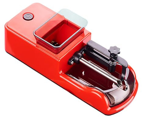VDLLQYN, Máquina for liar cigarrillos completamente automática, máquina eléctrica portátil for llenar cigarrillos, adecuada for tubos de tamaño 8,0/6,5/5,5 mm ，Enrollador eléctrico de cigarrillos(Red)