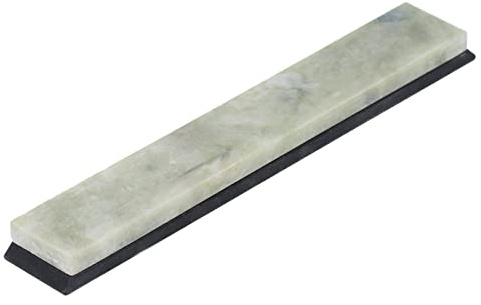 Pietra per affilare Cote Set per affilare coltelli antiscivolo Pietra per affilare Premium per coltelli da Forbici Scalpelli e asce Materiale in pietra di giada Lunghezza 15 cm (Grana 10000)