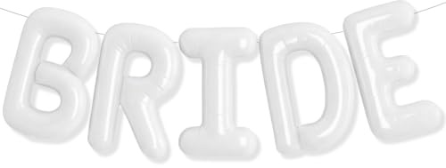 Bride to Be Luftballons,JGA Deko Frauen Luftballons Set,Bride Buchstaben Ballons,Bride Buchstaben Folienballon,Bride to Be Deko Folienballon Bride Luftballons für Bachelorette Party,Hochzeit Deko