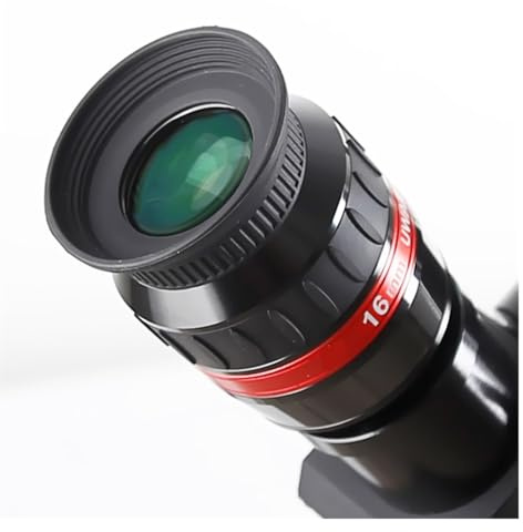 Telescope Eyepiece, Weitwinkel 82 Grad 4 mm/7 mm/16 mm FMC-Okular 1,25 Zoll Zubehör for astronomische Teleskope ，Parts(82-16mm)