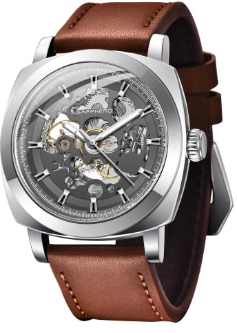 BENYAR Uhren Herren Analog Quarz Chronograph Herrenuhren Wasserdicht Datum Lederband Armbanduhr Lässig Business-Kleid fur Männer Klassische Elegantes Geschenk
