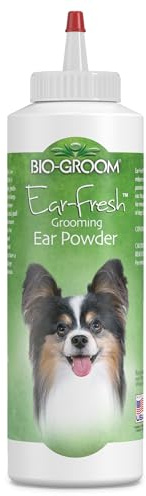 Bio-Groom Ear-Fresh Dog Grooming Ear Powder - Cleaning And Grooming Products For Cats & Dogs, Pet Bathing Supplies, Puppy Wash, Cruelty-Free, Made In Usa, Powder For Animals - 85 G 1-Pack