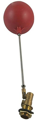 Hwydo Serbatoio galleggiante in plastica con valvola a galleggiante in ottone da 1/2 e cisterna e serbatoi di espansione