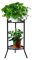 Perfecti - Supporto per fiori in metallo, per piante, per piante, per piante, in ferro, in stile classico, rimovibile, per giardino, balcone, corridoio esterno (500 x 240 cm)