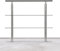 Lospitch - Corrimano in acciaio inox, ringhiera per balcone, parapetto e scale con/senza traverse (160 cm, 2 barre trasversali)