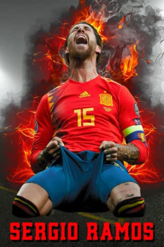 Sergio Ramos Notebook: Lined Pages Notebook Small Size 6x9 inches / 110 pages / Original Design For Cover And Pages / It Can Be Used As A Notebook, Journal, Diary, or Composition Book.