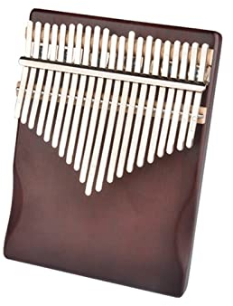 Anfänger Kalimba 21-Ton-Furnier Daumenklavier Kalimba Fingerklavier Musikinstrument (Color : 21 Tone Brown)