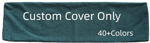 Custom Bench/Settee Cushion Covers, Customization Chair Pads Sets, Bay Window Pad Covers, Replacement Chair Seat Covers, Patio Furniture Swing Cushion Cover, Washable Anti-Slip Covers, Only Cover