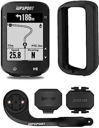 iGPSPORT BSC200 Bike Computer Wireless, Route Navigation 2.5inch Screen Bluetooth ANT+ GPS Cycle Computer Waterproof (BSC200-Set)