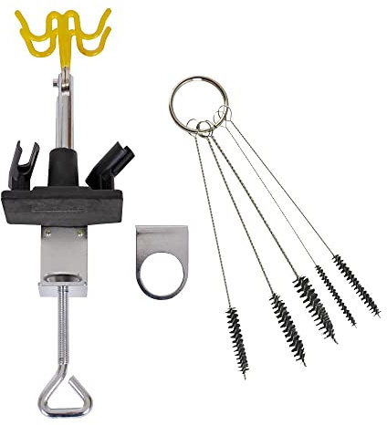 AMUR Profi-Airbrush-Pistolen-Halter Holder H3 / Airbrush-Pistolen-Halterung. JETZT INKL. Bonus: Reinigungsbürsten-Set!