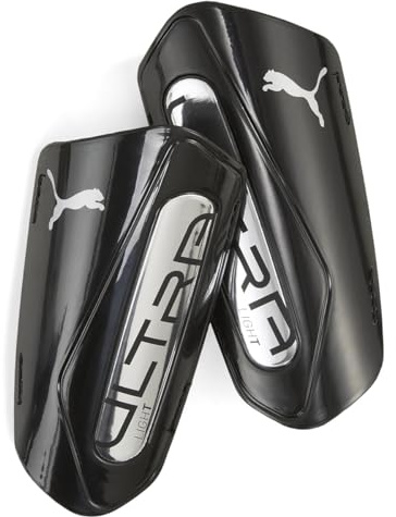 PUMA ULTRA Light Strap, Protège-tibias Unisexe, PUMA Black-PUMA Silver, L - 030992