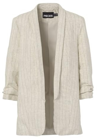 PIECES Pcpia Bosella Blazer Noos, Betulla, L