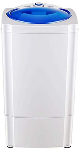 Tiiiopkvvv Portable Compact Spin Dryer,Electric Roller Spin,Stainless Steel,Built-in Drain,for Camping,Apartments,Dorms,College Rooms