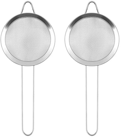 2-delat premium cocktailsilset | rostfritt stål barsil med fint nät | professionellt mixologiskt verktyg för bartenders | dubbelsyfte te och dryck filter