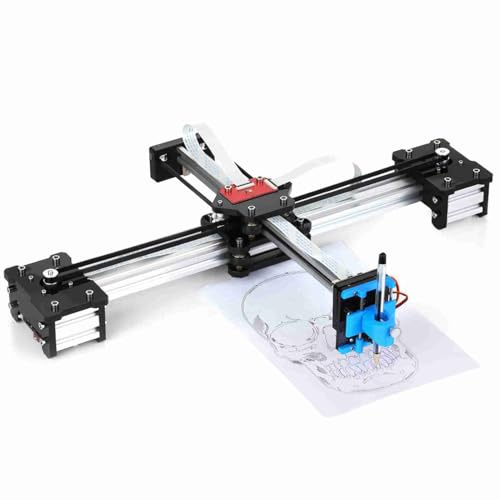 Monterad mångsidig plotterpenna robotmaskin för skrivning och ritning på olika ytor, aluminiumlegering och akrylmaterial, kreativt skapande kit med hög precision och lättanvänd design