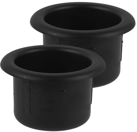 MAGICLULU 2pezzi Inserto Portabicchieri per Divano Camper Inserto Incassato in Materiale Resistente Sostituzione Portabicchieri Stabile Design Elegante e Minimalista per Yacht e Camper