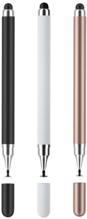 3 Pack Stylus Pens for Touch Screens, 2 in 1 Universal High Sensitivity High Precision Tablets Pens for Smartphones, Android, Tablets, and Other Touch Screens