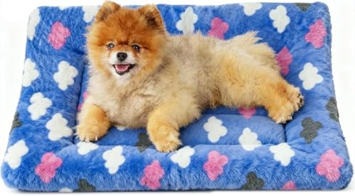 ZYEKIU Hundedecke Flauschig Flanell Katzendecke Katzen (Wolkenstil) | Waschbar katzenbett Hunde Decke Hund Doppellagig Katzen Decke Kuscheldecke Katze für Kleine Hunde Katzens Oder Welpe