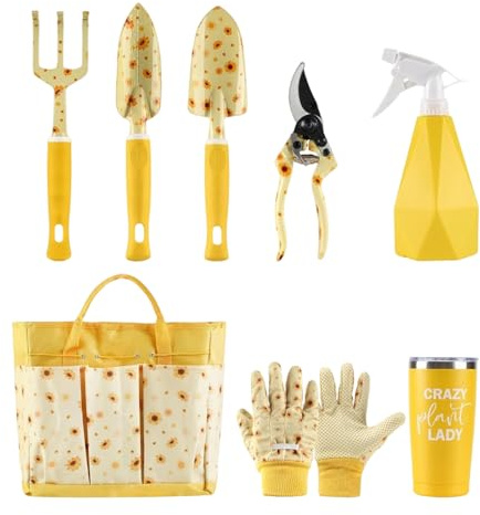 Outils de Jardinage pour Les Femmes - Sécateur, Râteau et Pelle Ergonomiques - Outil de Taille pour Femmes en Extérieur et Fournitures de Jardinage,pour Extérieur Terrasse Jardin Aménagement Paysager