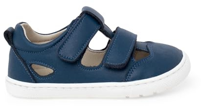 Pisamonas Sandali Barefoot Doppia Chiusura Nappa Bambino Misurare 23 Colore Blu Navy