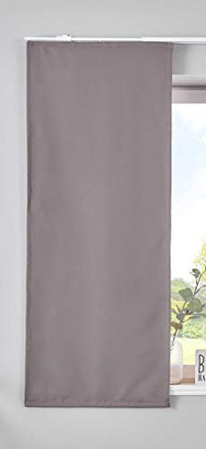 Gardinenbox Verdunkelung Schiebegardine »Newyork« HxB 145x60 cm Dunkelgrau Flächenvorhang Paneelwagen Blickdicht Thermo-Schiebevorhang, 202020680
