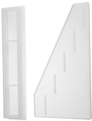 STOBOK 2st Regal Silikonform Lagerregal Formen Für Schmuckdisplays Formen Für Harz Halterungen Für Regale Epoxidform Selber Machen De Para Gelatinas Kieselgel Weiß Lippenstift Kuchenform