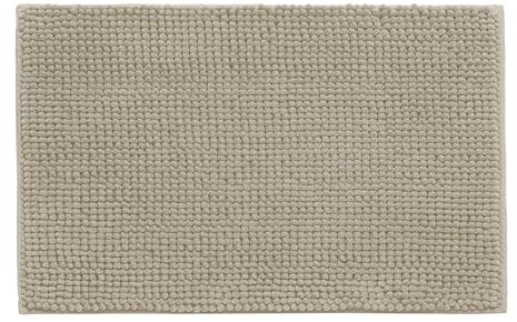 H HANSEL HOME Alfombra de Baño de Microfibra Antideslizante 40x60cm - Secado Rápido y Absorbente para Suelo - Beige Oscuro