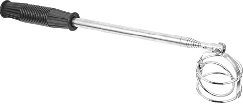 Toyvian Edelstahl Golfball Retriever mit 8 Stück Teleskopstange | Rutschfester Griff, Silbernes Design, Platzsparend und Tragbar für Golfplatz und Zubehör