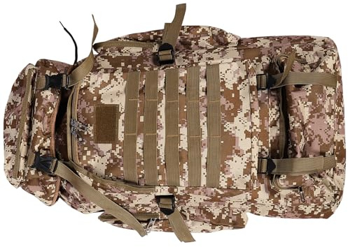 Gogogmee Großer 80l Wanderrucksack aus Verschleißfestem Oxford Gewebe Atmungsaktiv Gepolsterter Rucksack für Camping Wandern und Outdoor Aktivitäten