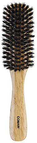 Conair Wood Flair Brush with Mixed Boar Bristles (Pack of 3)
