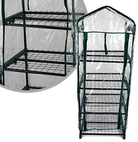 Kingfisher GHPRO Premium 4 Tier Greenhouse - Clear