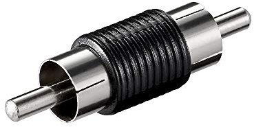 goobay 11609 Adaptateur RCA Mâle vers Mâle vers RCA Mâle vers RCA Mâle