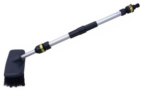 Autowaschbürste Super Auto Brush mit Teleskopverlängerung (40 - 80 cm) und Wasseranschluss