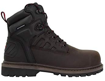 Hoggs of Fife - Waterproof Hercules Safety Lace-up Boots Crazy Horse Brown EU 42/8 UK