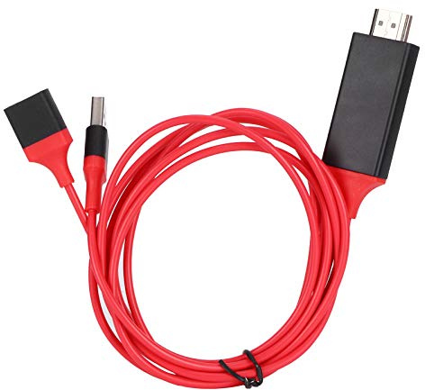 Tomotato Telefono Cellulare a TV 1080p HD-Mi Universale HDTV per Cavo Adattatore per Tablet Cellulare Cavo Adattatore HD-Mi per Computer Desktop Laptop Monitor Proiettore per Casa Ufficio