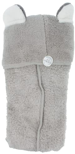 PARSA BEAUTY Nature Kids turbante asciugacapelli – Telo per capelli in microfibra OEKO-TEX con orecchie di koala – Asciugatura veloce e delicata per i capelli – Accessori capelli bambina