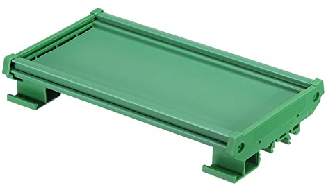 sourcing map DIN Schiene Träger für PCB Gehäuse Halterung 180mmx72mm Grün