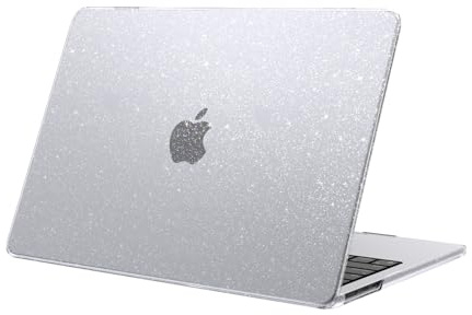 eleger Funda Compatible con MacBook Pro 13 Pulgadas M2 M1 A2338 A2251 A2289 A2159 A1989 A1708 A1706, Lanzamiento 2016-2024, Carcasa Protectora rígida, Brillante Transparente