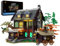 JMBricklayer Medieval Inn Building Blocks Sets 31103 - A Frame Cabin Hotel Castle with LED Lighting, Large MOC Medieval Street View Modular House Model, Ideas Gifts for Girls Boys Adults (2710Pieces)
