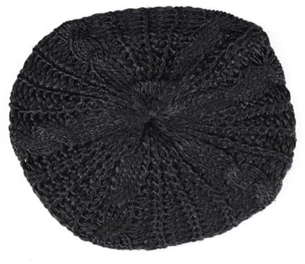 SOYNIA Barett Baskenmützen Für Herren Frau Gestrickte Beret Hüte Damen Lady Beret Geflochtene Warme Walking Hat Ski Mütze