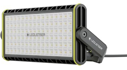 Ledlenser AF12C Proyector Led de Construcción IP67 | 8000 Lúmenes | 5 Niveles de Luminosidad y Temperatura de Color Regulable