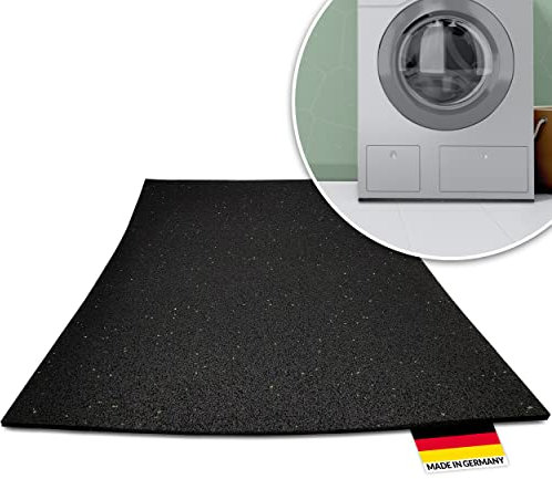 PIKKI® Waschmaschinenunterlage - Antivibrationsmatte - Schwingungsdämpfer - Antirutschmatte - Gummimatte in vielen bereichen anwendbar! (60 cm x 60 cm x 0,6 cm)