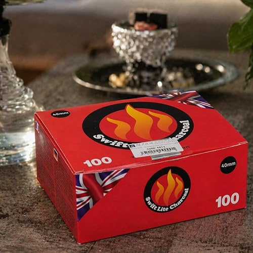 40mm Quick Lighting Charcoal 100 tablets (10 rolls)