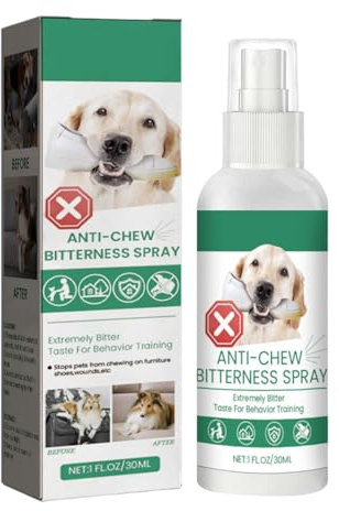 Anti-Biss-Spray Für Hunde, Anti-Kau-Spray Für Hunde, Kein Spray Für Welpen, Kein Spray Für Hunde, Natürlich, Um Das Kauen Zu Stoppen, Bitterspray Für Hunde, Kein Kauspray Für Welpen