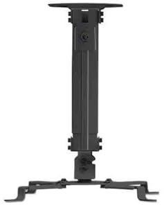 XUEQIZHENG Portable Projector Stand Projector Hanger Telescopic Shelf Ceiling Mount Projector Hanging Bracket for Ceiling Hangers Adjustable Projector Mount(Black)