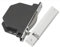 IdeaGenesis - Recogedor Persiana para carpintería de Aluminio con pivote. Enrollador persiana para embutir o empotrar en Obra. Sistema Universal Resistente. (Blanco Cinta Pintas, Cinta 20mm)