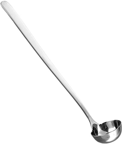 ULTECHNOVO Cuchara Grande De Acero Inoxidable Para Servir y Mezclar Con Mango Antideslizante Utensilio Multifuncional Para Cocina Restaurantes y Catering